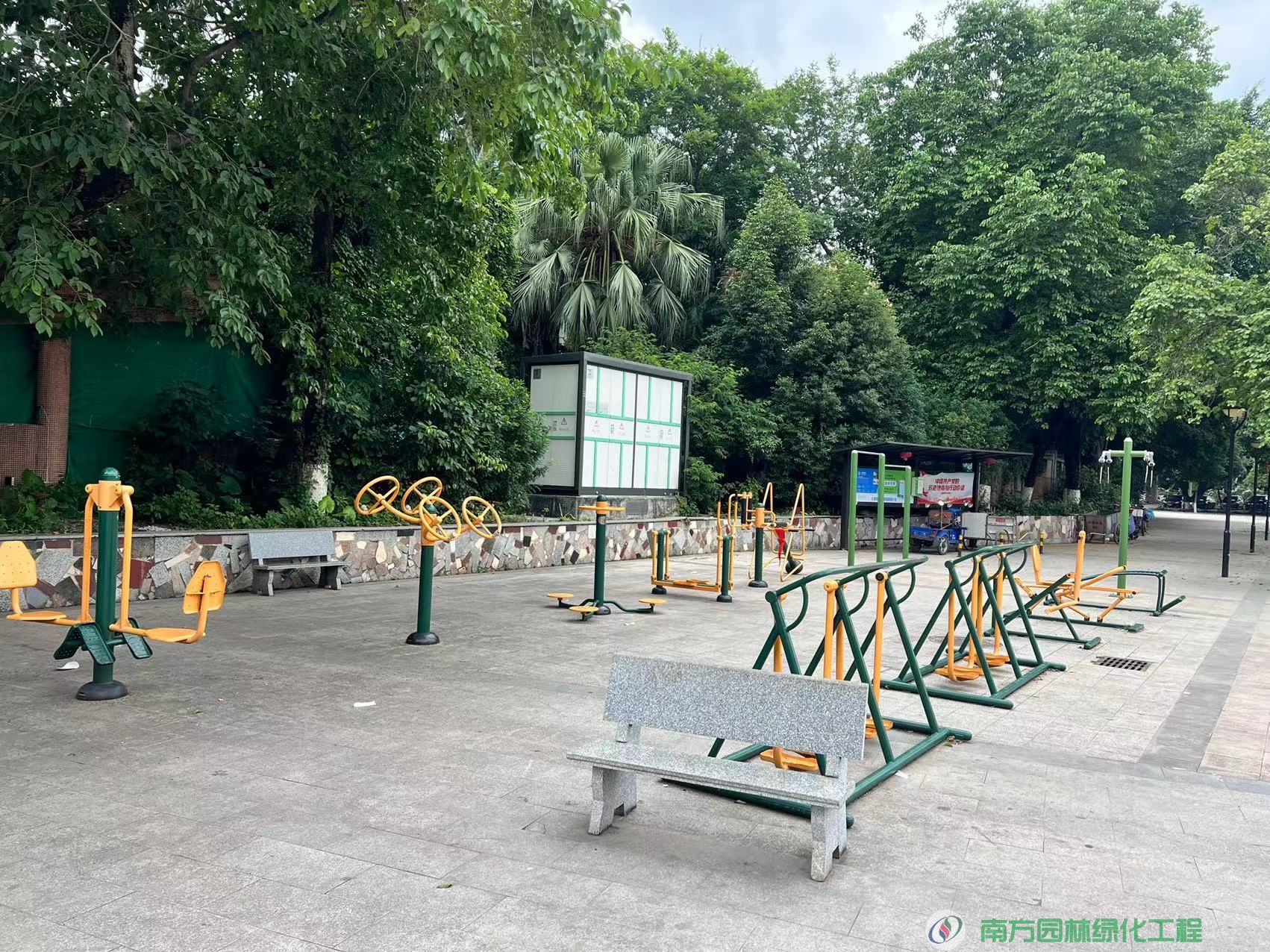 广东省东莞市东莞市区麻涌镇南洲村村民委员会南洲向西公园园林绿化与养护