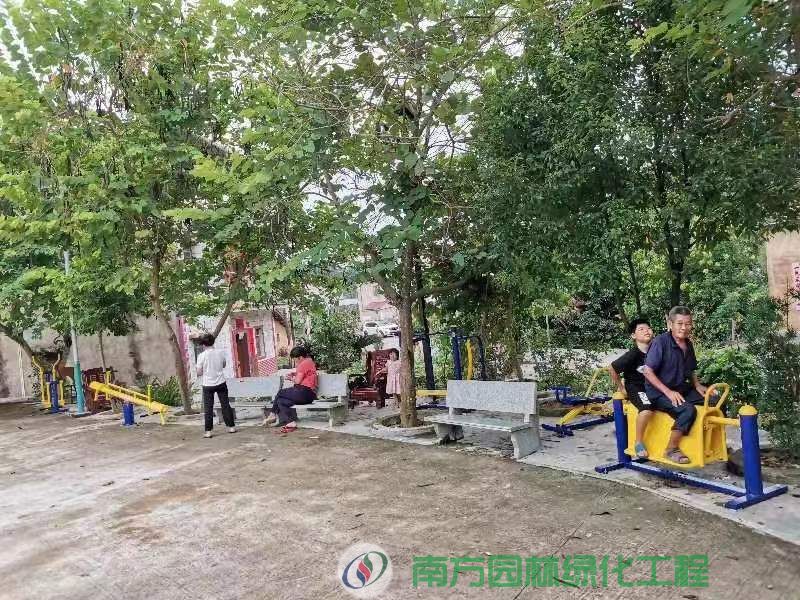 广东省梅州市丰顺县小胜镇中社村委会小胜镇中社村健身路径园林绿化与养护